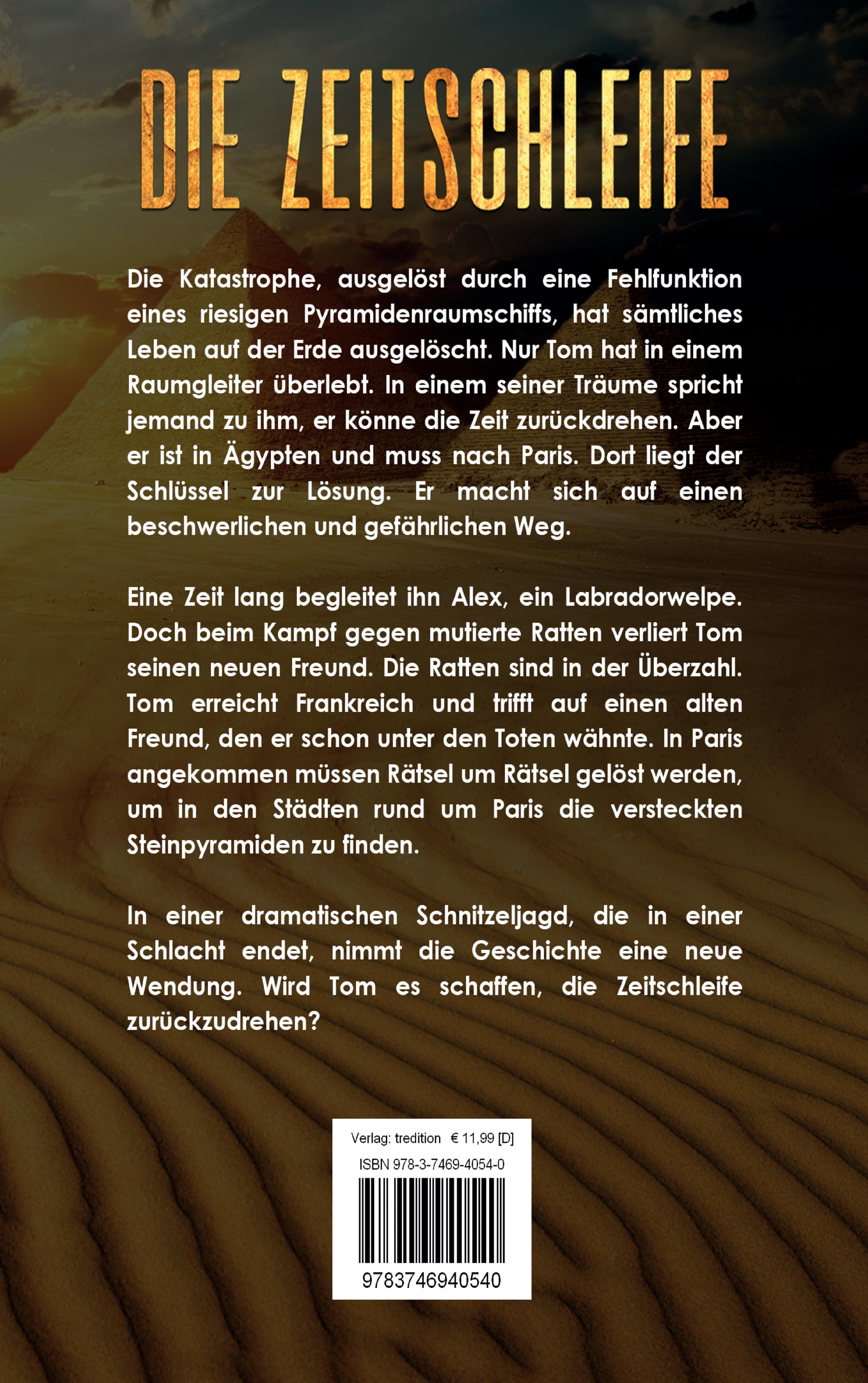 Rückseitencover Die Zeitschleife