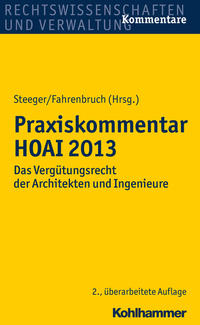 Vorderes Coverbild Praxiskommentar HOAI 2013