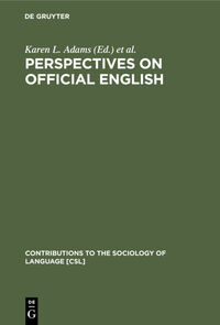 Vorderes Coverbild Perspectives on Official English