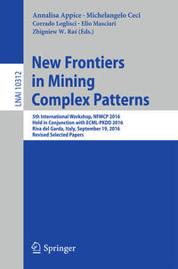 Vorderes Coverbild New Frontiers in Mining Complex Patterns