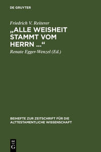 Vorderes Coverbild „Alle Weisheit stammt vom Herrn …“