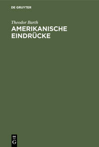 Vorderes Coverbild Amerikanische Eindrücke