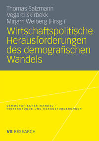 Vorderes Coverbild Wirtschaftspolitische Herausforderungen des demografischen Wandels