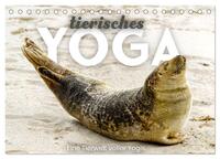 Vorderes Coverbild Tierisches Yoga - Eine Tierwelt voller Yogis. (Tischkalender 2025 DIN A5 quer), CALVENDO Monatskalender
