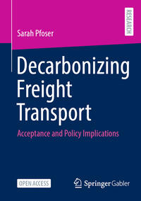Vorderes Coverbild Decarbonizing Freight Transport