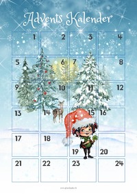 Vorderes Coverbild Advents Glück Kalender