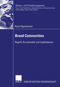 Vorderes Coverbild Brand Communities