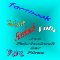 Vorderes Coverbild Far(h)t-(en)buch Fartbook Furzbuch