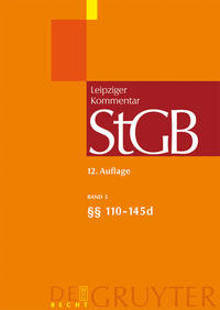 Vorderes Coverbild Strafgesetzbuch. Leipziger Kommentar / §§ 110-145d