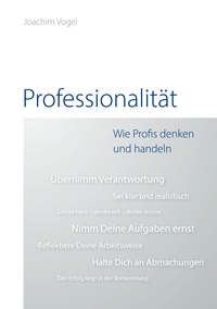 Vorderes Coverbild Professionalität