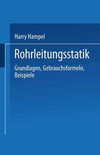 Vorderes Coverbild Rohrleitungsstatik