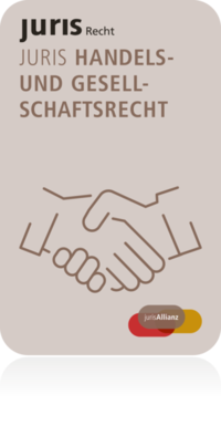 Vorderes Coverbild juris Handels- und Gesellschaftsrecht