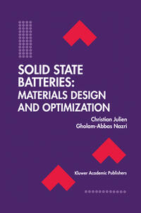 Vorderes Coverbild Solid State Batteries: Materials Design and Optimization