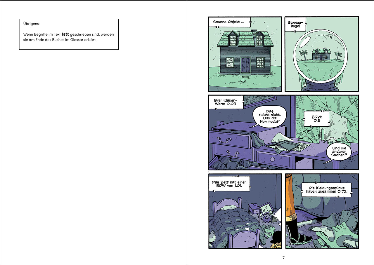Beispielinhalt (Bild) Superbrain-Comics - Abenteuer Vulkane