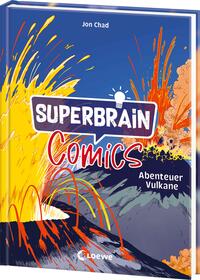 Vorderes Coverbild Superbrain-Comics - Abenteuer Vulkane