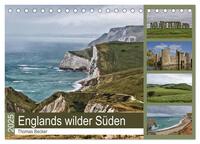 Vorderes Coverbild Englands wilder Süden (Tischkalender 2025 DIN A5 quer), CALVENDO Monatskalender