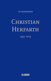 Vorderes Coverbild In Memoriam Christian Herfarth