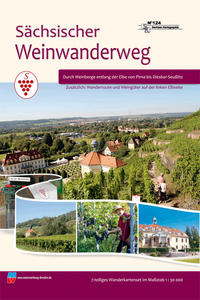 Vorderes Coverbild Wandertourenführer Sächsischer Weinwanderweg