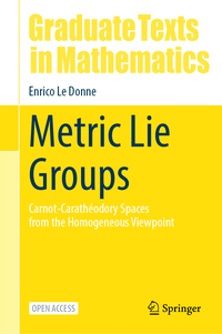 Vorderes Coverbild Metric Lie Groups