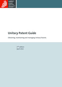 Vorderes Coverbild Unitary Patent Guide