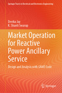 Vorderes Coverbild Market Operation for Reactive Power Ancillary Service