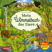 Vorderes Coverbild Maxi Pixi 417: VE 5: Mein Wimmelbuch der Tiere (5 Exemplare)