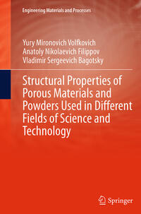 Vorderes Coverbild Structural Properties of Porous Materials and Powders Used in Different Fields of Science and Technology