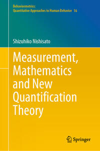 Vorderes Coverbild Measurement, Mathematics and New Quantification Theory