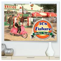 Vorderes Coverbild 50s Future - Retro SciFi (hochwertiger Premium Wandkalender 2026 DIN A2 quer), Kunstdruck in Hochglanz