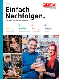 Vorderes Coverbild Leitfaden zur Betriebsnachfolge
