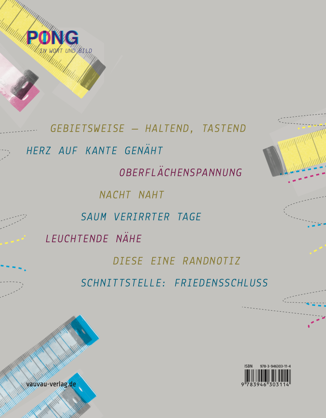 Rückseitencover POING IN WORT UND BILD | NAHT