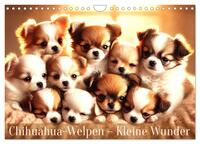 Vorderes Coverbild Chihuahua-Welpen – Kleine Wunder (Wandkalender 2025 DIN A4 quer), CALVENDO Monatskalender