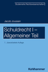 Vorderes Coverbild Schuldrecht I - Allgemeiner Teil