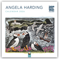 Vorderes Coverbild Angela Harding 2026 – Original Flame Tree Publishing-Kalender [Kalender]