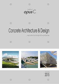Vorderes Coverbild edition opusC - Concrete Architecture & Design (Volume 2015)