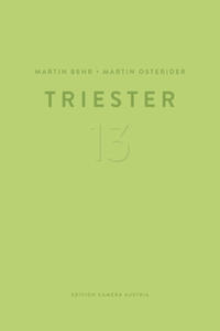 Vorderes Coverbild Martin Behr, Martin Osterider: Triester 13