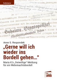 Vorderes Coverbild «Gerne will ich wieder ins Bordell gehen...»