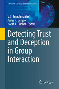 Vorderes Coverbild Detecting Trust and Deception in Group Interaction