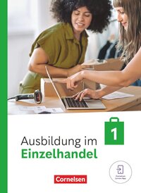Vorderes Coverbild Ausbildung im Einzelhandel - Ausgabe 2024 - 1. Ausbildungsjahr