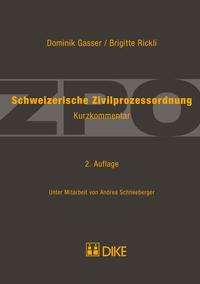 Vorderes Coverbild Schweizerische Zivilprozessordnung