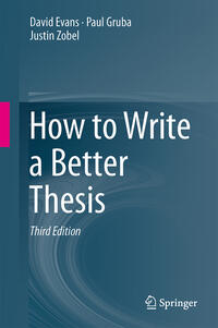 Vorderes Coverbild How to Write a Better Thesis