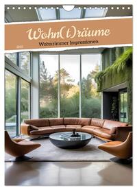 Vorderes Coverbild Wohn(t)räume - Wohnzimmer Impressionen (Wandkalender 2025 DIN A4 hoch), CALVENDO Monatskalender