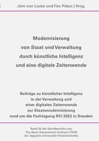 Vorderes Coverbild Schriftenreihe des The Open Government Institute | TOGI der Zeppelin... / Modernisierung von Staat und Verwaltung durch künstliche Intelligenz und eine digitale Zeitenwende
