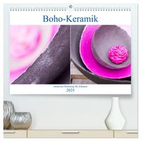 Vorderes Coverbild Boho - Keramik, modernes Steinzeug für Zuhause (hochwertiger Premium Wandkalender 2025 DIN A2 quer), Kunstdruck in Hochglanz