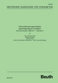 Vorderes Coverbild Verbundforschungsvorhaben "Nachhaltig Bauen mit Beton" - Buch mit E-Book
