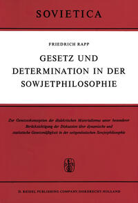 Vorderes Coverbild Gesetz und Determination in der Sowjetphilosophie