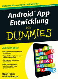 Vorderes Coverbild Android App Entwicklung für Dummies