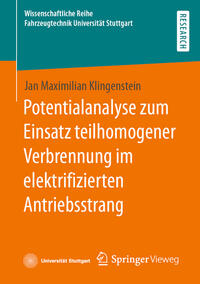 Vorderes Coverbild Potentialanalyse zum Einsatz teilhomogener Verbrennung im elektrifizierten Antriebsstrang