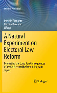 Vorderes Coverbild A Natural Experiment on Electoral Law Reform
