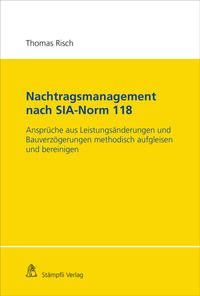 Vorderes Coverbild Nachtragsmanagement nach SIA-Norm 118
